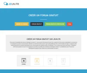 Jeun.fr(Créer) Screenshot