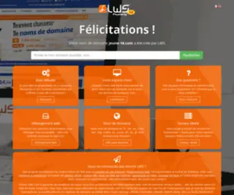 Jeune-18.com(LWS est un hébergeur web et registrat de nom de domaine) Screenshot