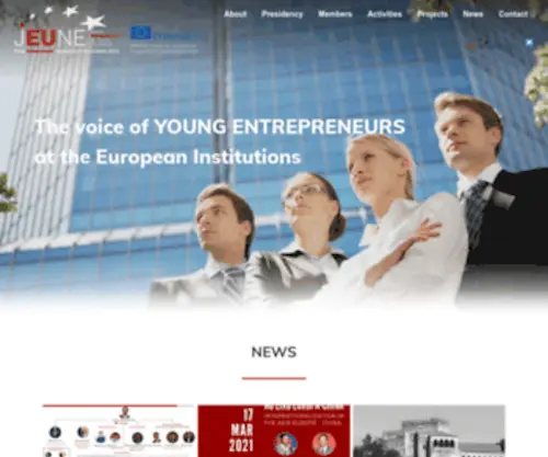 Jeune-Europe.org(Jeune Europe) Screenshot