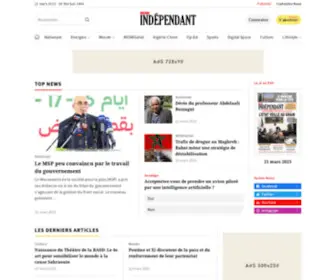 Jeune-Independant.net(Le Jeune Indépendant) Screenshot