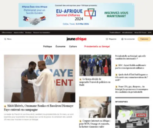 Jeuneafrique.com(Jeune Afrique) Screenshot