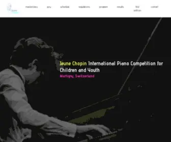 Jeunechopin.com(Jeune Chopin) Screenshot