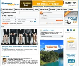 Jeunedip.com(Offres emploi stages) Screenshot