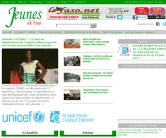 Jeunesdufaso.net(Jeunes du Faso) Screenshot