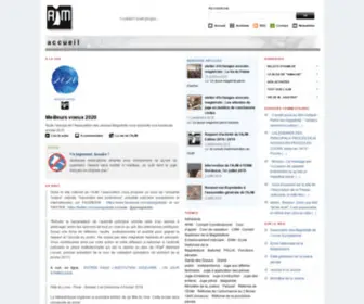 Jeunesmagistrats.fr(Association des Jeunes Magistrats (AJM)) Screenshot