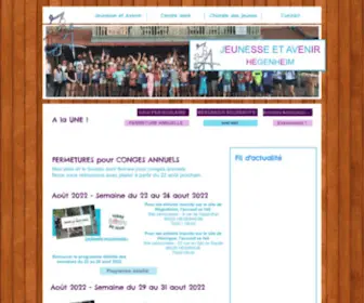 Jeunesse-ET-Avenir.com(Accueil) Screenshot