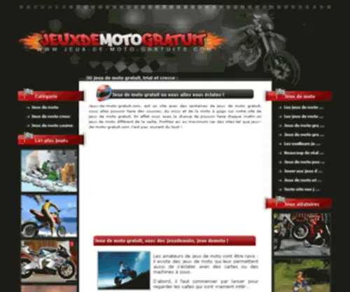 Jeux-DE-Moto-Gratuit.com(Jeux de moto gratuit) Screenshot