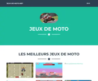 Jeux-DE-Moto.net(Jeux de moto sur) Screenshot
