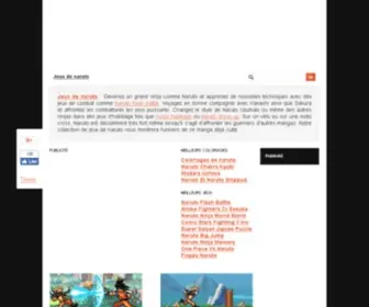 Jeux-DE-Naruto.com(Jeux de naruto sur) Screenshot