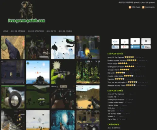 Jeux-Guerre-Gratuit.com(Les Meilleurs Jeux de Guerre en Ligne) Screenshot