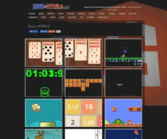 Jeux-HTML5.net(Jeux HTML5) Screenshot