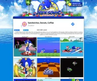 Jeux-Sonic.org(JEUX SONIC gratuit) Screenshot
