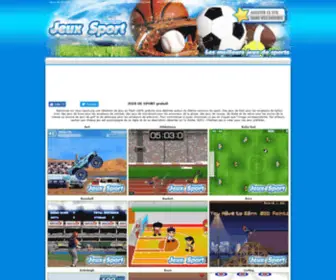 Jeux-Sport.org(JEUX DE SPORT gratuit) Screenshot