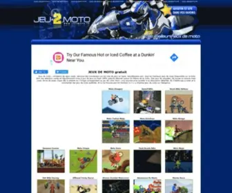 Jeux2Becane.com(Jeux de moto) Screenshot
