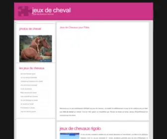 Jeux2Cheval.fr(Jeux de Cheval en ligne) Screenshot