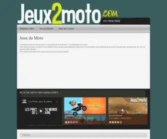 Jeux2Moto.com(JEUX DE MOTO) Screenshot
