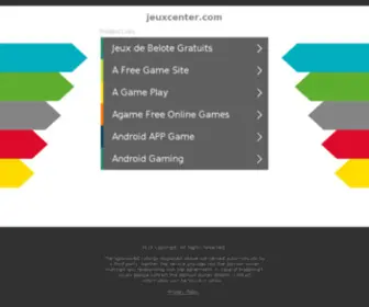 Jeuxcenter.com(±¾ÏîÄ¿ÒÑ¹Ø±Õ£¬ÓòÃû³öÊÛÖÐ) Screenshot