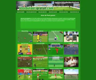 JeuxDefoot-Gratuit.com(Jeux de Foot gratuit) Screenshot