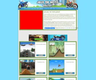 JeuxDemoto-Gratuit.fr(JEUX DE MOTO gratuit) Screenshot