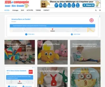 Jeuxetcompagnie.fr(Activités enfants) Screenshot