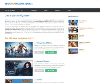 Jeuxparnavigateur.fr(Jeux Par Navigateur Gratuit) Screenshot