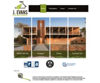 Jevanscustomsolutions.com(J-evans-custom-home) Screenshot