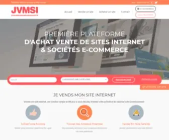 Jevendsmonsiteinternet.fr(Vente Site Internet) Screenshot