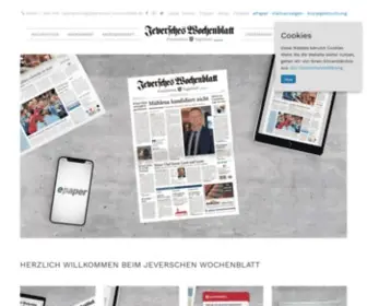 Jeversches-Wochenblatt.de(Tageszeitung aus Friesland) Screenshot