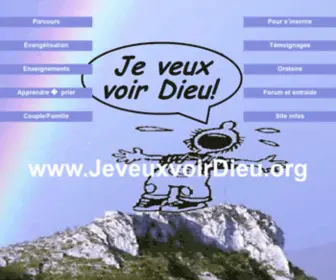 Jeveuxvoirdieu.org(Comment le voir) Screenshot