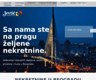 Jevticnekretnine.rs(Poslovni prostor Beograd) Screenshot