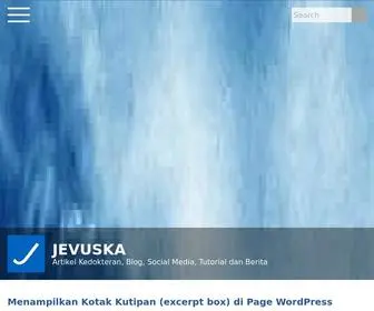 Jevuska.com(Artikel kedokteran) Screenshot