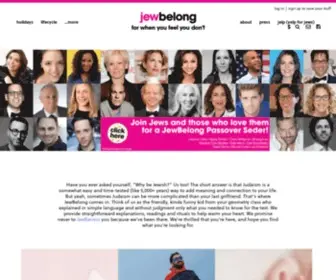 Jewbelong.com(JewBelong) Screenshot