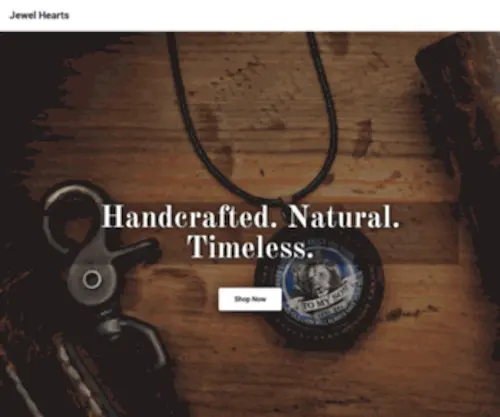 Jewel-Hearts.com(Natural Handmade Jewelry) Screenshot