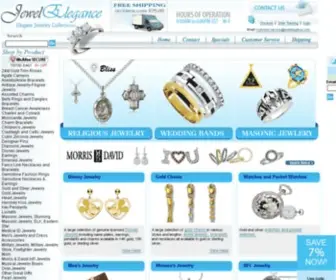 Jewelelegance.com(Moissanite, Gold chain, Diamond Bracelet, Medical jewelry, Pocket Watch) Screenshot