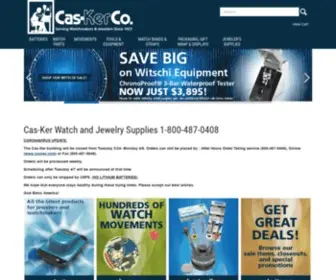 Jewelerssupplies.com(Cas-Ker Watchmaker and Jeweler Supplies) Screenshot