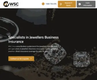 Jewellersbusinessinsurance.com.au(Jewellers Business Insurance) Screenshot