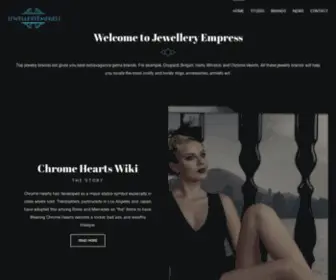 Jewelleryempress.com(Most Luxurious Jewelry Brands Fashion News) Screenshot