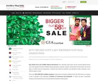Jewelleryshopindia.com(Buy Gemstones Online) Screenshot