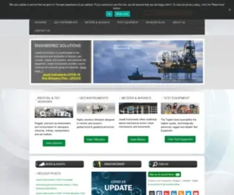 Jewellinstruments.com(Superior Solutions for Motion Sensors) Screenshot
