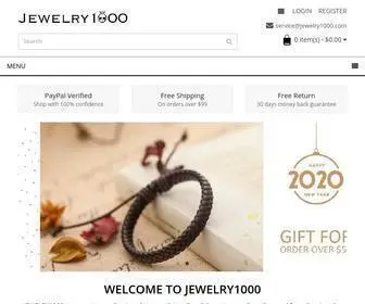 Jewelry1000.com(Sterling Silver Jewelry for Men) Screenshot