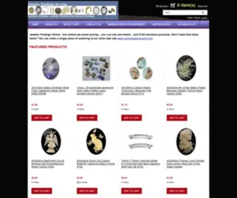 Jewelryfindings-Online.com(Jewelry findings) Screenshot