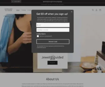 Jewelryguided.com(Create an Ecommerce Website and Sell Online) Screenshot