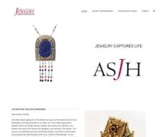 Jewelryhistorians.com(Jewelry captures life) Screenshot