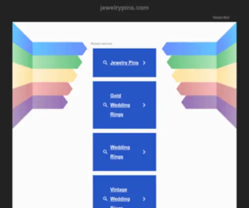 Jewelrypins.com(Jewelry pins) Screenshot