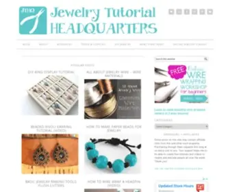 Jewelrytutorialhq.com(Jewelry Tutorial Headquarters) Screenshot