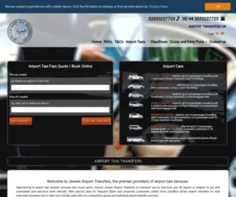 Jewels-Airport-Transfers.co.uk(Airport Transfers UK) Screenshot