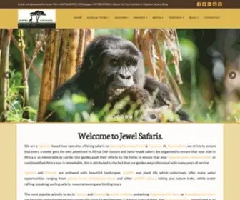 Jewelsafaris.com(Luxury Uganda Safaris) Screenshot