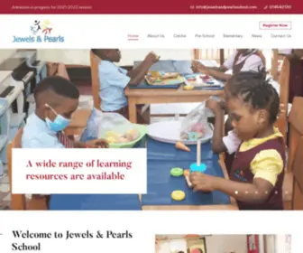 Jewelsandpearlsschools.com(Building a sure and solid foundation) Screenshot