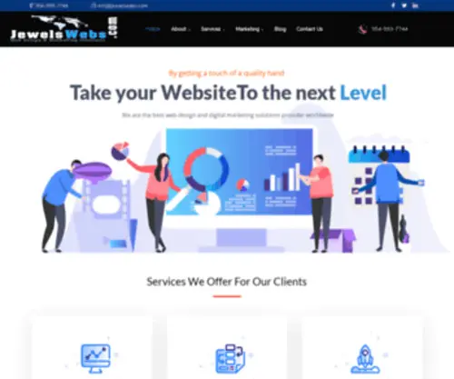 Jewelswebs.com(Digital Marketing Agency) Screenshot