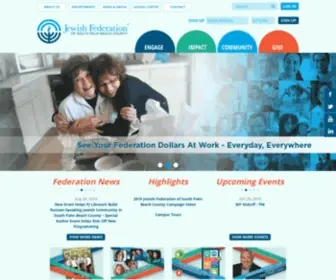 Jewishboca.org(Jewish Federation of South Palm Beach County) Screenshot